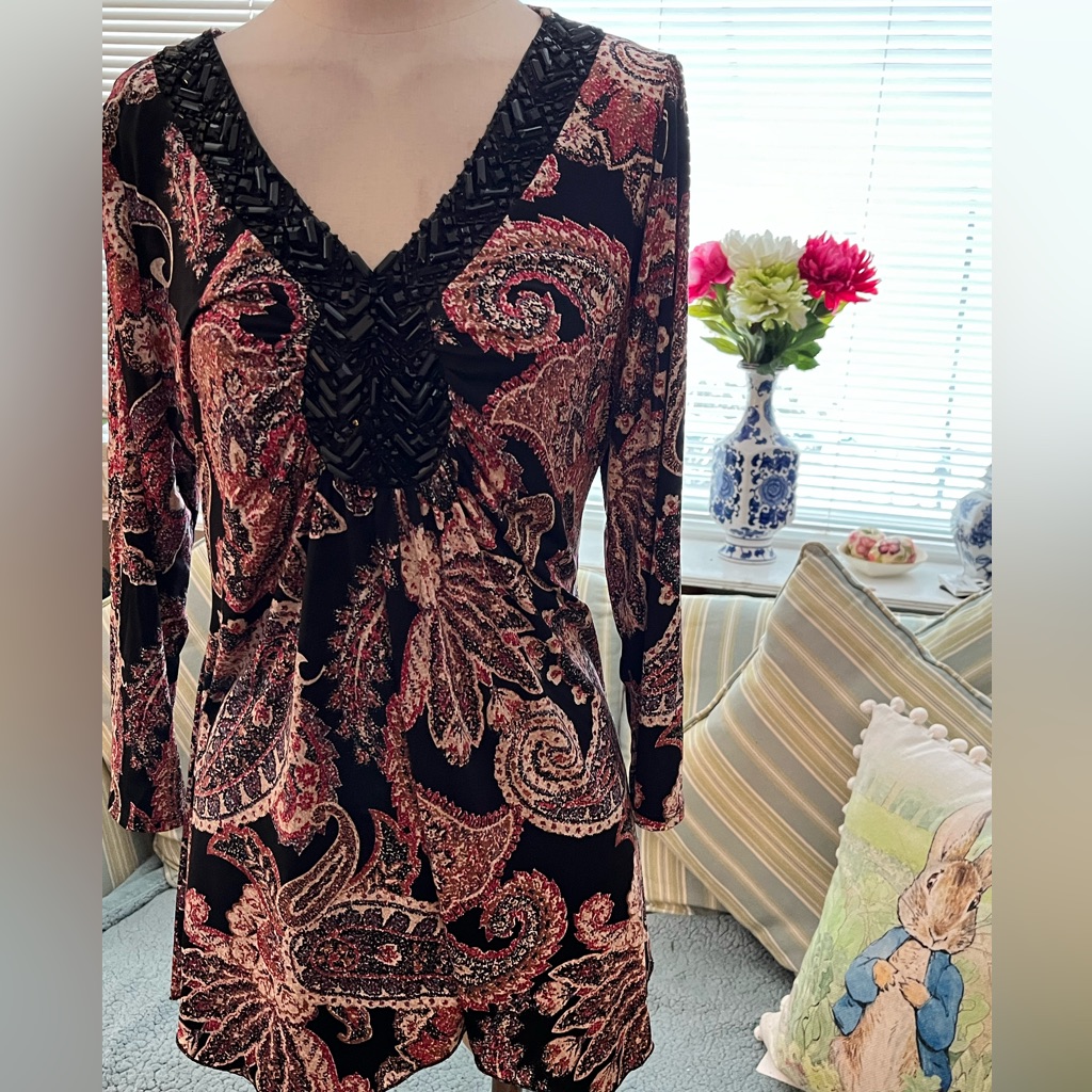 Venus Beaded Top Sz Xl